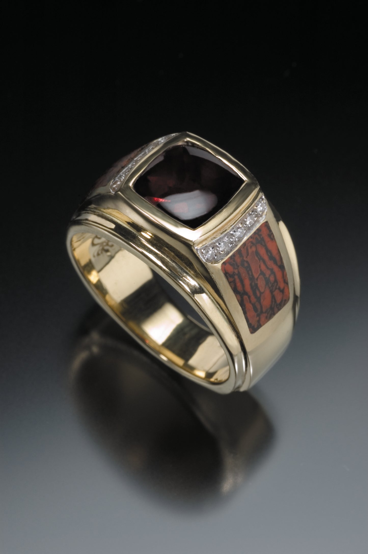 14K Gold men's ring